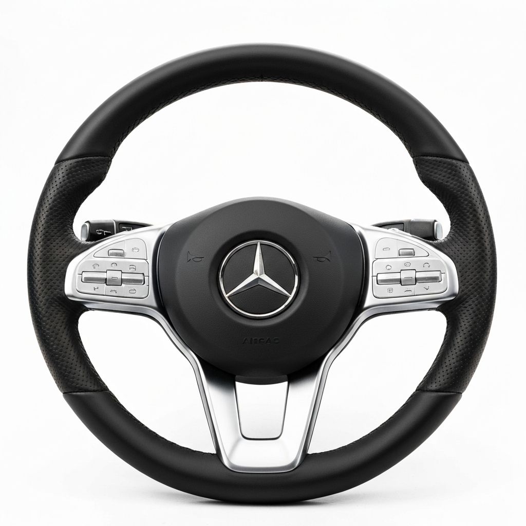 W213 E-Class Leather Steering Wheel
